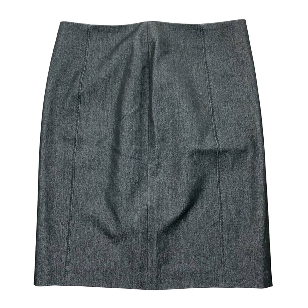 🌻 5/$15 🌻 Adrienne Vittadini Black Denim Skirt, Size 4, EUC